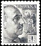 Spain 1940 Franco 1 PTA Black Grey Edifil 931